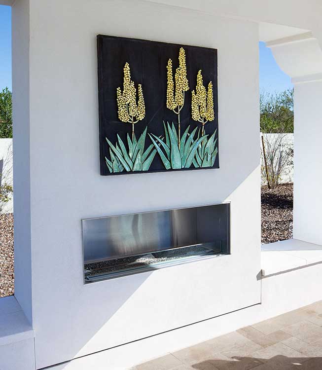 Blooming Aloe Vera Trio 4' x 3'