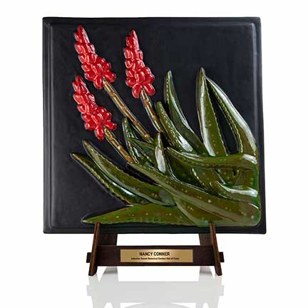 Award with Blooming Aloe Tile