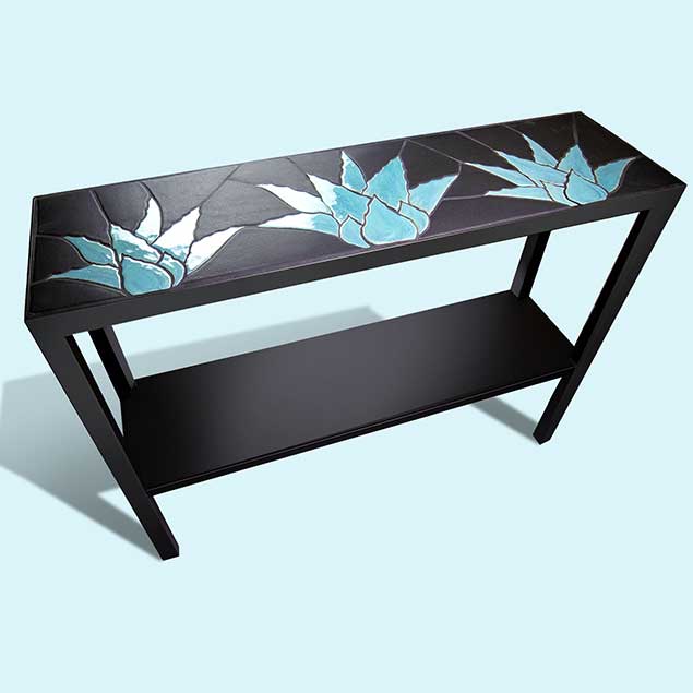 Agave Console Table w Shelf